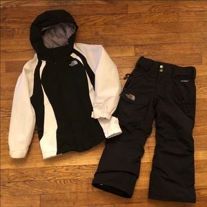 North Face Coat and Pants size 6xs